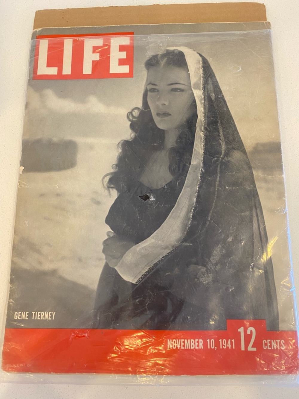 LIFE Magazine November 10, 1941 — Cover Featuring Gene Tierney